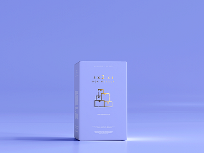 Box mockup design