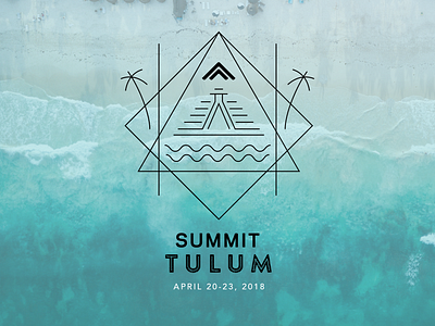 Summit Tulum Logo Design branding design graphic design logo typography