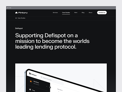 Defispot - Case Study 3d coin agency website app buy and sell clean crypto crypto app dark light theme dashboard design design system eth btc bitcon finance illustration landing page stable coin ui user interface ux website hero