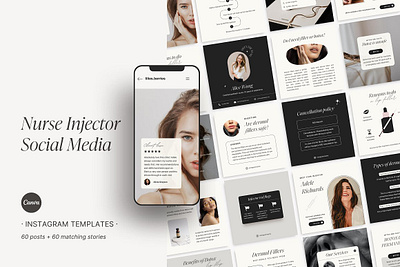 Nurse Injector Instagram templates design instagram instagram design instagram post template