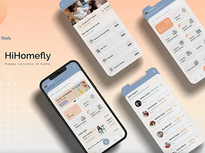 Hi Homely! Home Services clean design design homeservices light theme spa ui design urback company user experience