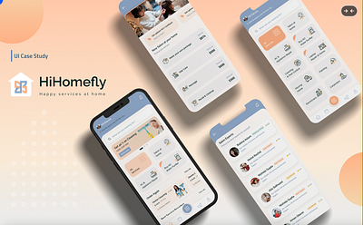 Hi Homely! Home Services clean design design homeservices light theme spa ui design urback company user experience