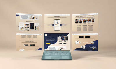 BookTrade UI/UX – App Presentation branding design graphic design illustration logo ui ux vector