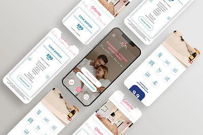 Romantic Studio Brasov UI/UX Mobile branding design graphic design illustration logo ui ux vector