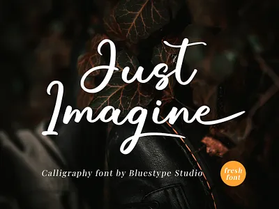 Just Imagine - Elegant Calligraphy Font branding calligraphy elegant fashion font font design girl hello dribbble illustration invitation lettering logo minimalist new top type typeface typography web font wedding
