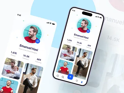 User Profile | Daily UI 006 app application branding daily ui 006 daily ui challenge imtiazux interface mobile app mobile ui portfolio profile screen ui user experience user interface user profile ux design visual design
