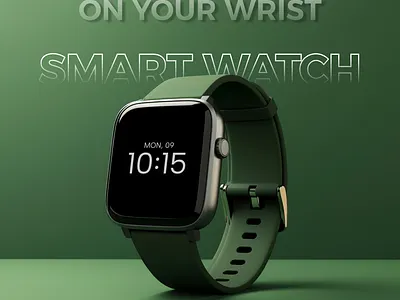 Watch Post Design advertising branding graphic design marketing post design poster design smartwatch socialmediapost watch post watch post design