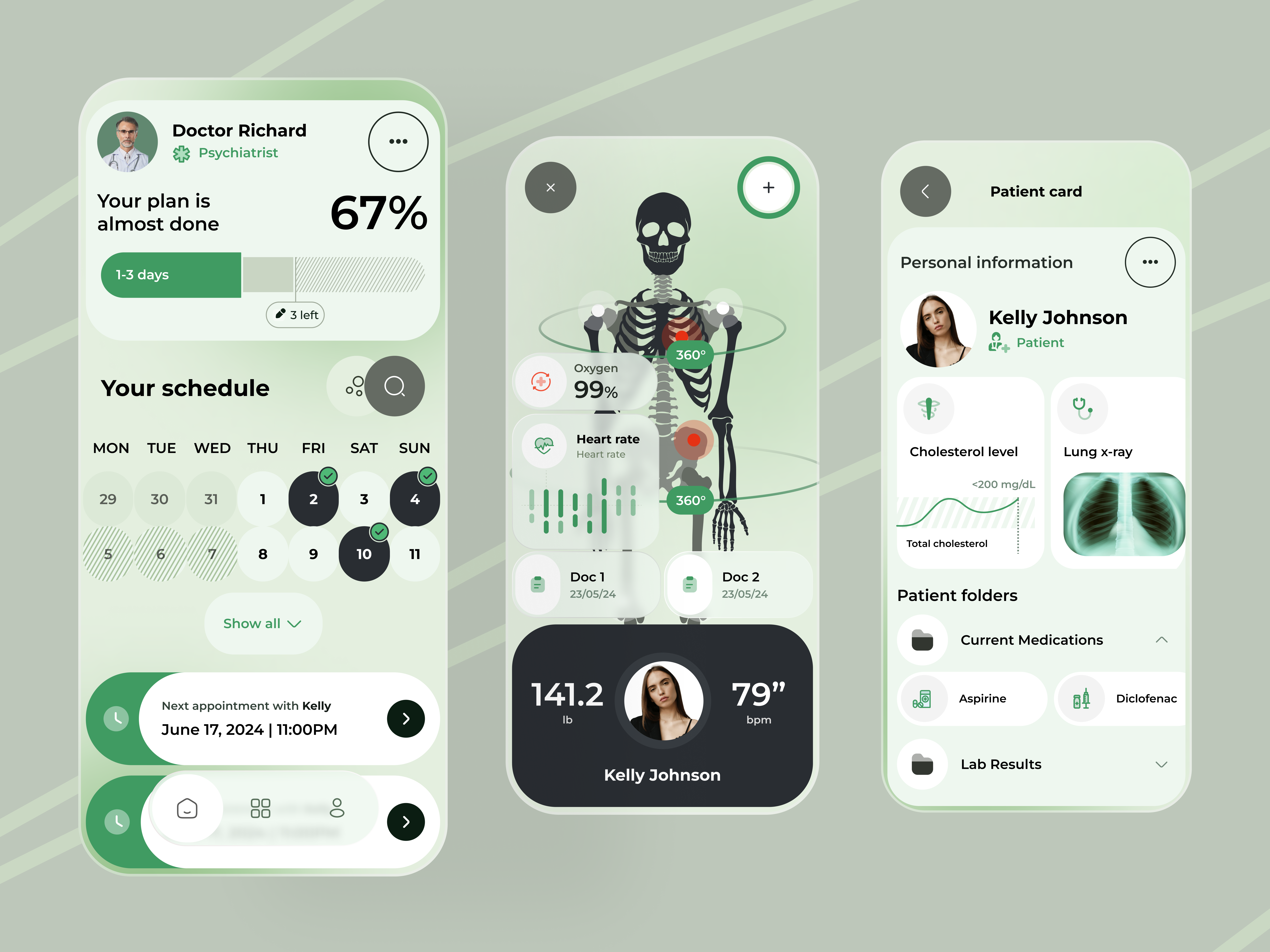 Healthcare Dashboard App Concept By Anastasia Golovko For Tino On