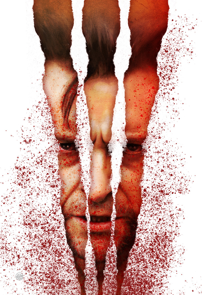 The Wolverine comic book disney illustration logan marvel mutant portrait project x wolverine x men