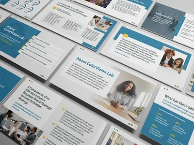 ColorVizion Pitch Deck design graphic design investor deck pitch deck pitch deck design powerpoint presentation presentation design startup presentation