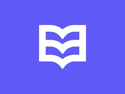 E_BOOK app icon book brand book logo book logo design brand identity branding creative e book e book education educational logo learning logo designer modern simple symbole