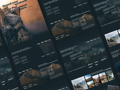 Travel landing page adventure dailyui day3 design illustration landing landing page travel traveling ui user interface web web design