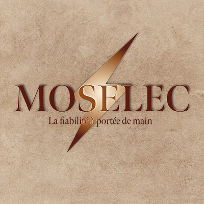 Moselec logo color branding design graphic design logo typography vector