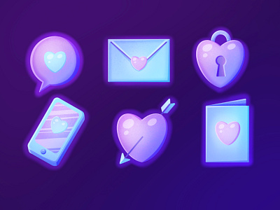 Icons set design graphic design icon icons illustration procreate web web design