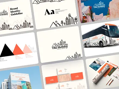 Travel Agency Brand Identity Design adventure advertising booking brand brand design brand identity branding business explore flight logo marketing symbo tourism travel traveling trip typography vacation visual identity