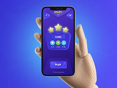 UI Concept of a mobile game 3d a b c d e f g h i j k l m app design game ui game ux mobile mobile game n o p q r s t u v w x y z ui vector