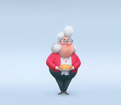 GrandMa character characterdesign design digitalart illustration mascot design vector