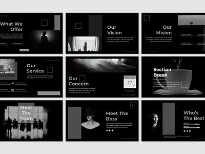 Mortal - Google Slides Template #4 app branding design graphic design illustration logo typography ui ux vector