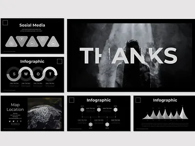 Mortal - Google Slides Template #5 app branding design graphic design illustration logo typography ui ux vector