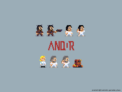 Andor sprites andor illustration pixel pixel art star wars