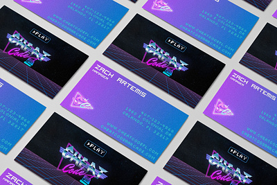 Cheat Code Business Card branding illustration logo mock ups photoshop typography