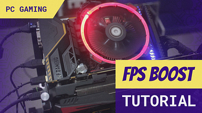 FPS youtube thumbnail design graphic design illustration logo typography ui