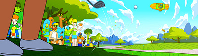 Nickeloden Kid's Choice Sports illustration motion graphics