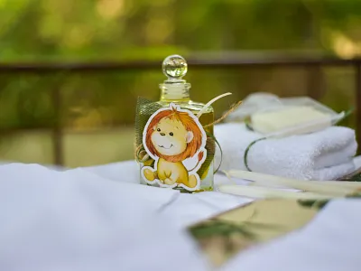 Oil from Christian Orthodox baptism