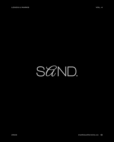 Logo | SAND. brand brand design branding branding concept branding design design graphic design illustration logo type typography ui vector