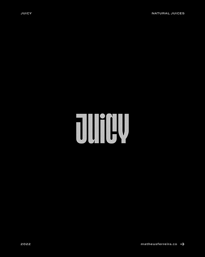 Logo | Juicy brand brand design branding branding concept branding design design graphic design illustration logo type typography ui vector