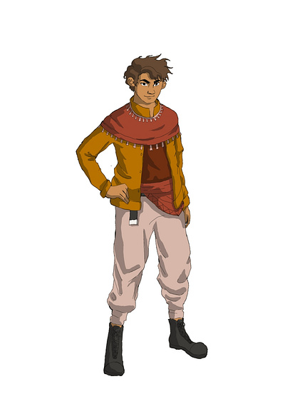 Mexican Boy Character Design anime art art design character character art character design comic concept art illustration project