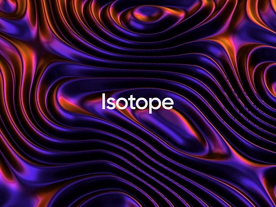 Colorfull Isotope 3d 3dart abstract animation art branding c4 c4d chromatic design dispersion displacement glossy motion graphics refraction render scifi texture ui web design