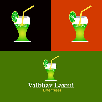 Cool Drink company logo branding comfortable creative drinking logo glass logo juice logo logo professional rest simple vector