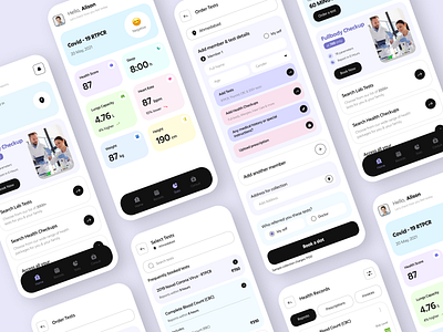 Lab & Health Test Application by MindInventory UI/UX for MindInventory ...