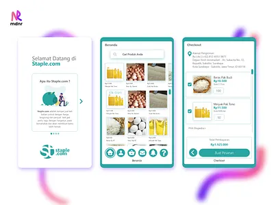 Staple.com - Groceries Online Store Mobile App Design design graphic design mobiledesign ui uidesign uitrends uiuxdesign uiuxinspiration ux uxdesign