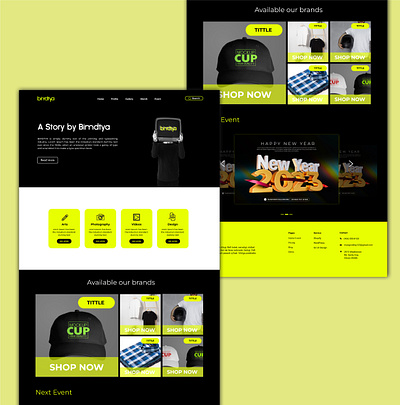 Bimdtya web design branding graphic design ui ui design webdesign