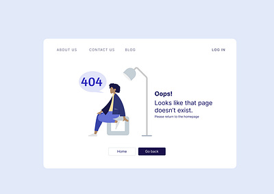 404 Page Not Found 404 404 page not found app app design branding dailyui dailyuichallenge error ui