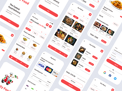 Food restaurant mobile app uiux design apps design dinner eating fast food figma food delivery launch mobile mobile app mobile app design mobile food restuarent ui uiux ux