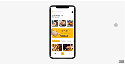 FastFood_Delivery Prototyping animation graphic design ui