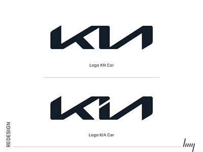 Logo KN Car — KIA Car branding design goood graphic design huy illustration logo