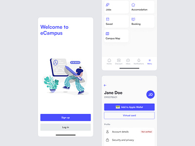 DigiRoad Mobile App UI Design design figma mobile app mobile app ui student app student app ui student app ui design ui ui ux