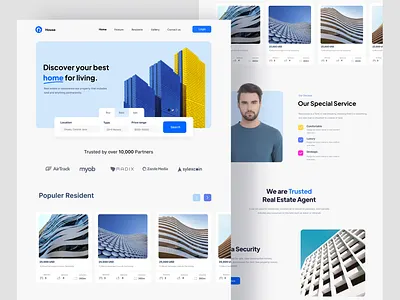 Home Real Estate Website animation apartment arehitecture ashik branding building graphic design home home page house motion graphics properties property real estate real estate agency real estate website realestate residence ui