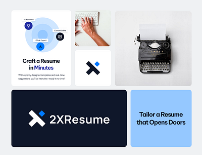 2X Resume ✦ Resume Builder Application arokee dashboard design figma resume saas studio ui ux