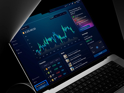 AI-Powered Crypto Wallet Dashboard ai driven interface crypto crypto chart crypto news crypto sidebar crypto wallet dashboard cryptowallet dashboard uidesign uxdesign web3