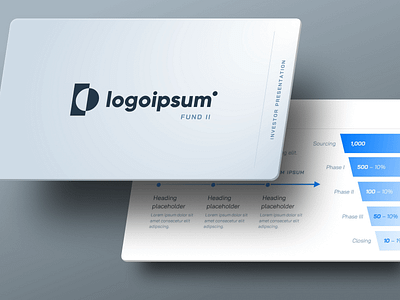 Investment Fund LP Pitch Deck (.PPT) blue figma finance gradient hedge fund investment fund investor investor presentation metrics minimalist mockup perspective pitch deck powerpoint presentation presentations venture capital