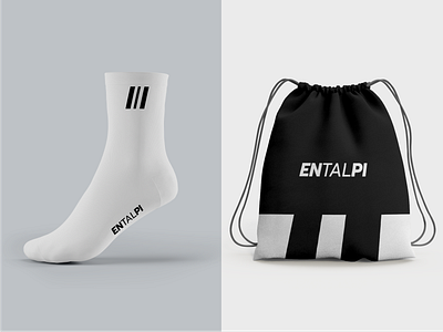 Entalpi bag branding design digital design graphic design illustration logo merch mobile design socks sports ux ui