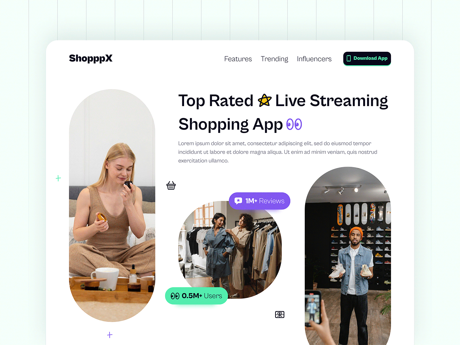 Live Streaming App app app design app ui design ecommerce liveapp livestream livestreamingapp mobile mobile app mobile app ui online store shopping shoppingapp ui ui design