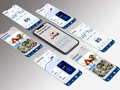 Health & Fitness App design