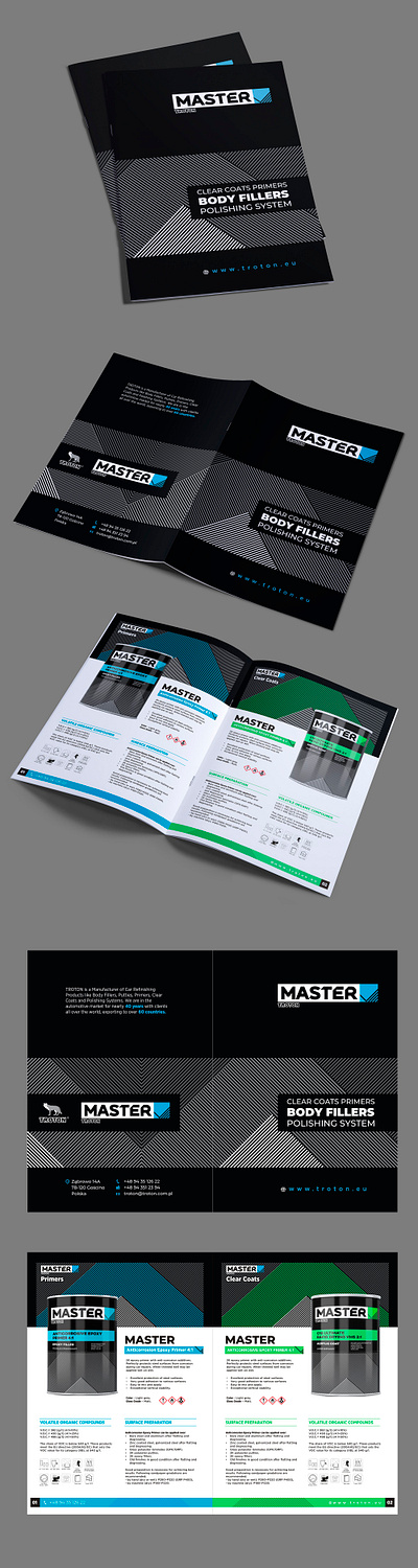 Master Troton - paint product catalouge 3d animation branding brochure brochure design cataloger catalogue design flyer graphic design illustration logo motion graphics print ui