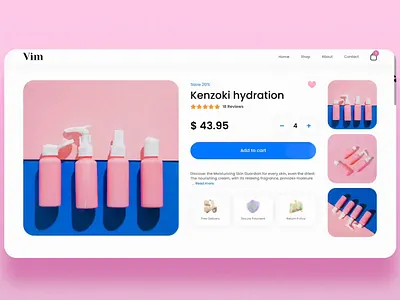 Web • Design • Development animation beauty branding cosmetic design development e commerce online shop product shop store ui uiux user interaction ux web design web development website website design website development